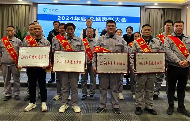 2024年度表彰大会公司领导与获奖者合影